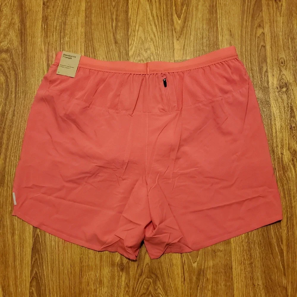 Nike Stride Running Shorts Men Medium Pink Brief Lined Dri Fit 7
